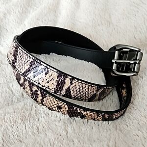 Snakeskin belt.  Nine West. Size small.